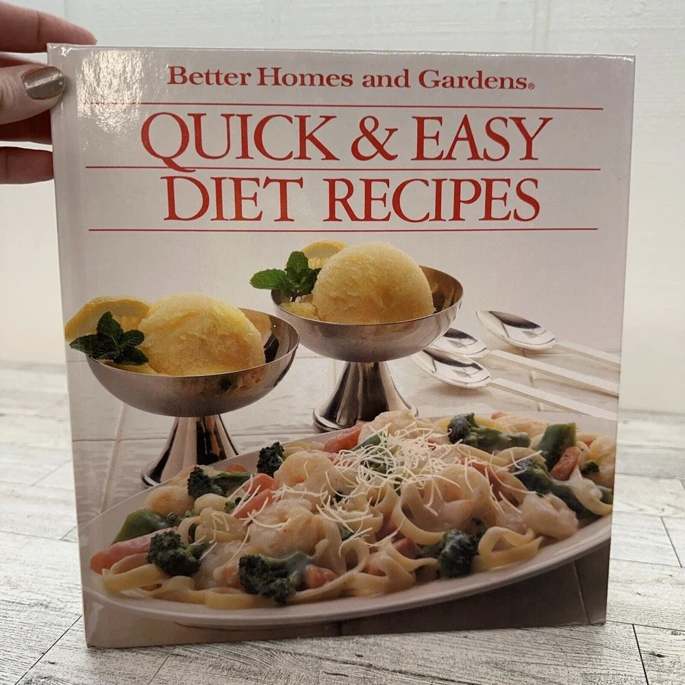 Quick And Easy Diet Recipes Better Homes And Gardens Vtg 1989 Hardcover Cookbook